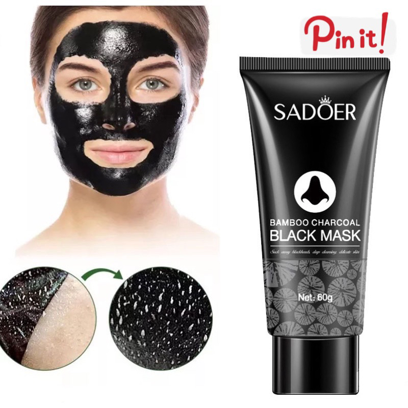 {Bisa Kirim Instant COD Medan Termurah} READY STOCK - BLACKMASK CHARCOAL MASKER ARANG BLACKHEAD ANTI KOMEDO SADOER