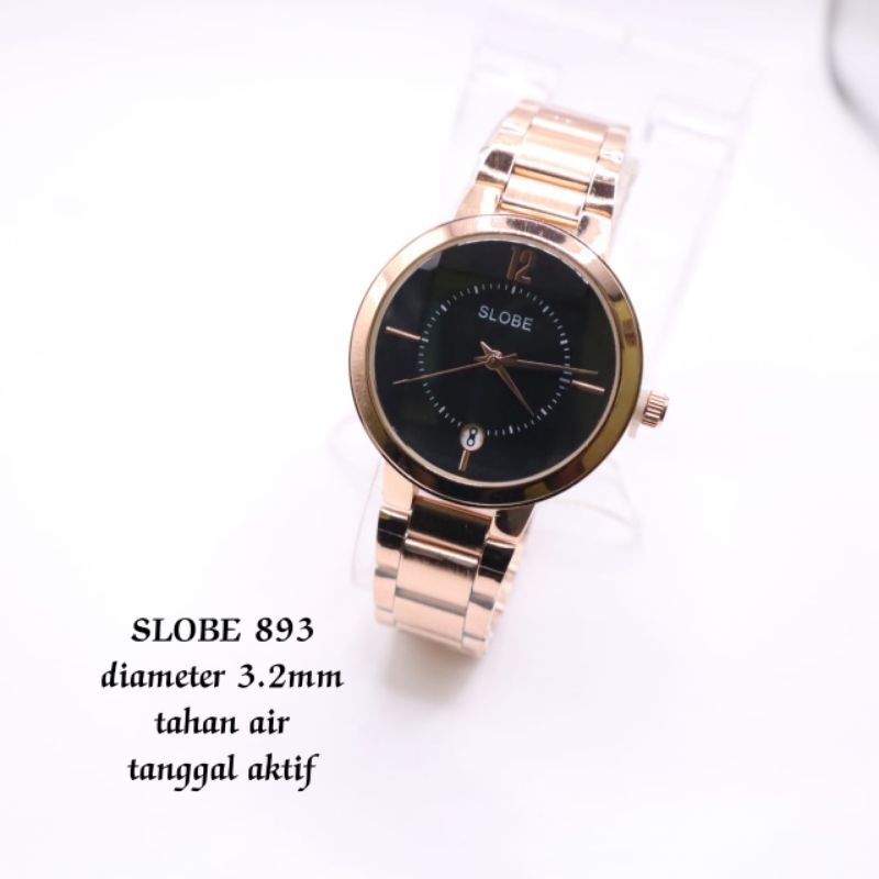 Jam Tangan Wanita Original SLOBE893 / Jam Tangan Cewek Anti air /jam Tangan perempuan stainlesi/ Garansi