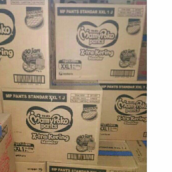 Mamypoko Pants XXL 1 Karton / Dus isi 12Renceng 10Sachet