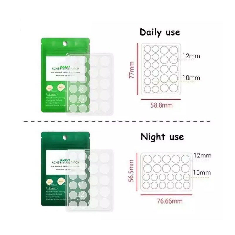 {Instant Cod Medan termurah} [ COD ]  ANTI ACNE PIMPLE PATCH DAY N NIGHT / OBATI JERAWAT TANPA DI PENCET DAN BEKAS