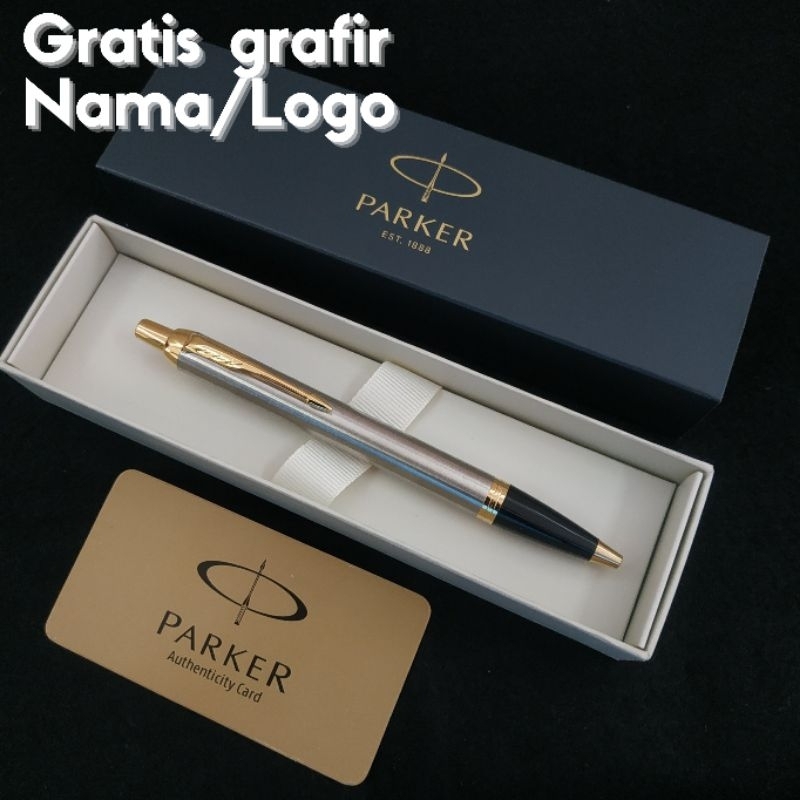

Original ballpoint pulpen mewah Parker exclusive gratis grafir nama