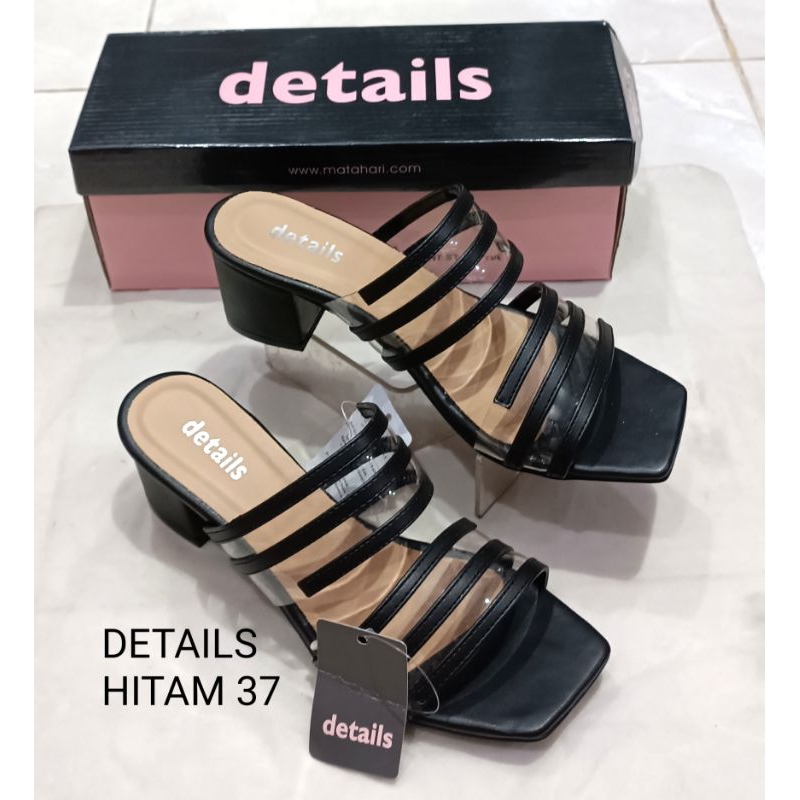 SANDAL HEELS WANITA DETAILS ORIGINAL