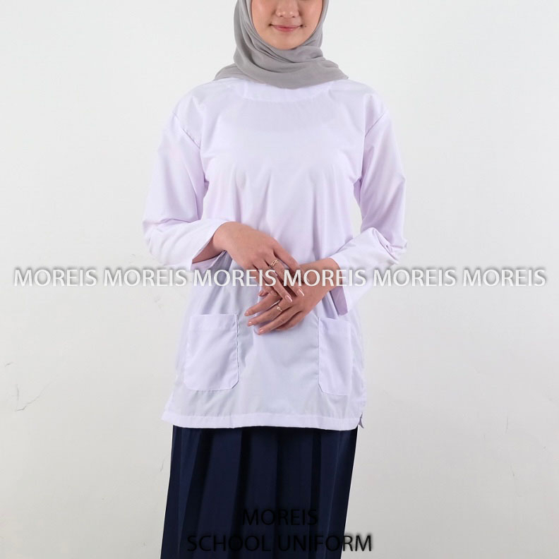 Seragam Sekolah Baju Kurung SD SMP SMA MTs MA Baju Putih Kurung Padang Muslim Anak