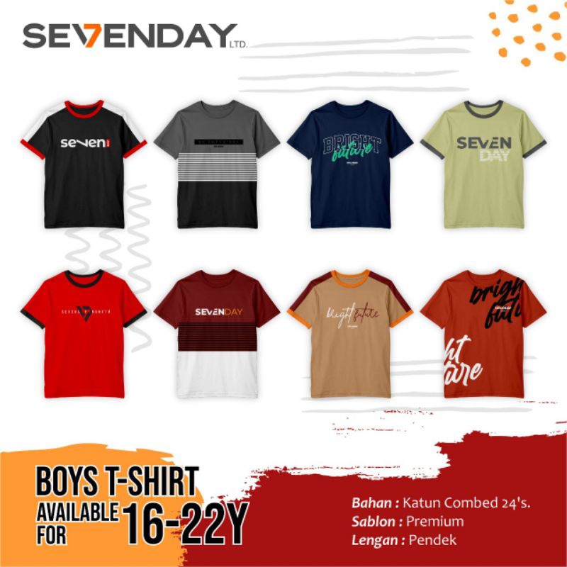 KAOS SEVENDAY REMAJA
