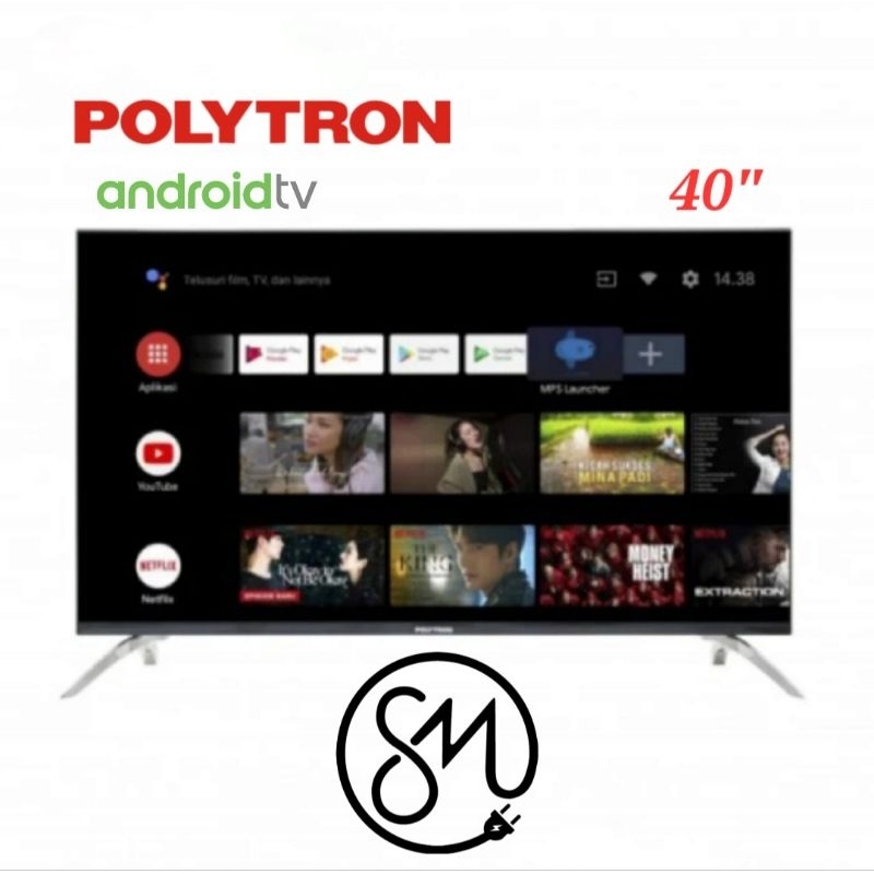 LED TV Polytron PLD 40AG9953 Android Smart 40 inc inch