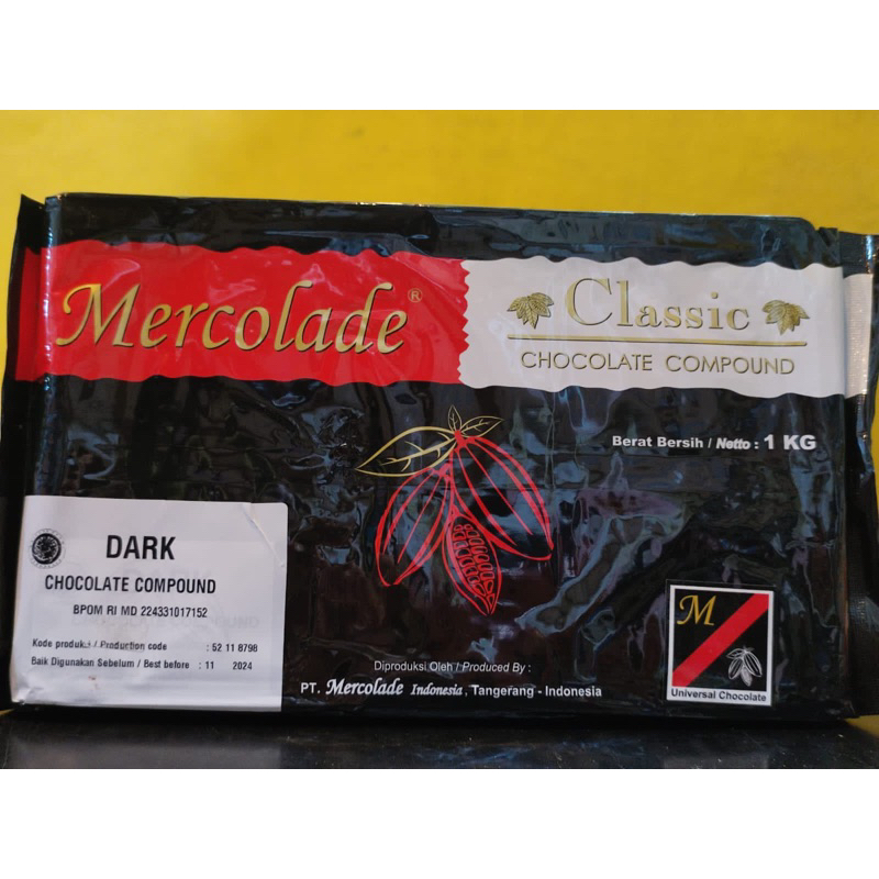 

mercolade cokelat compound kemasan 1kg