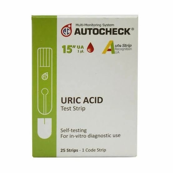Autocheck | Strip Pengecekan | Strip Asam Urat Isi 25 Strip