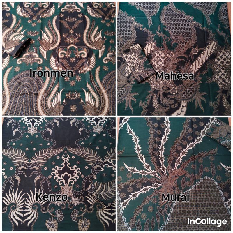 KAIN BATIK HALUS WARNA HIJAU IJO BOTOL