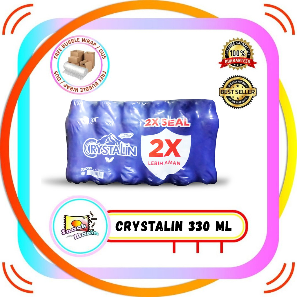 Jual Crystalin Air Mineral 330 Ml X 24 Botol Dus Shopee Indonesia 5828