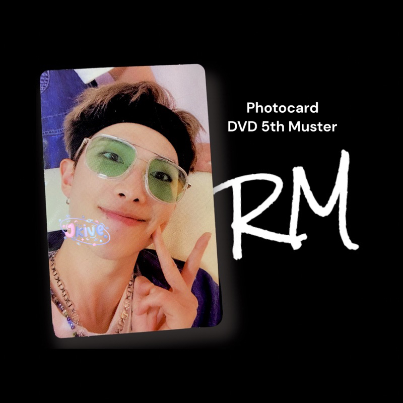 PHOTOCARD PC RM DVD 5TH MUSTER
