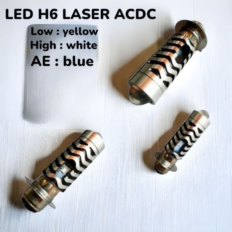 LAMPU DEPAN MOTOR LED H6 LASER UNTUK MOTOR BEBEK DAN MATIC