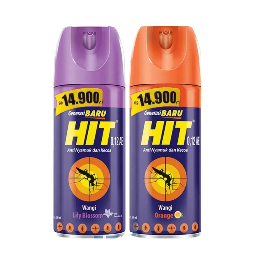 HIT ANTI NYAMUK &amp; KECOA SPRAY 200ML