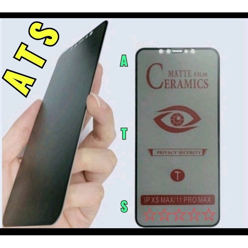 Tempered Glass Anti-Spy Samsung A02 / A02S / A03 / A03S / A03 CORE / A04 / A04E / A04S / A04 CORE / A12 / A12S / A13 / A20S / A22 5G / A23 / A32 5G / A70 / A70S / M02 / M12 / M33 5G