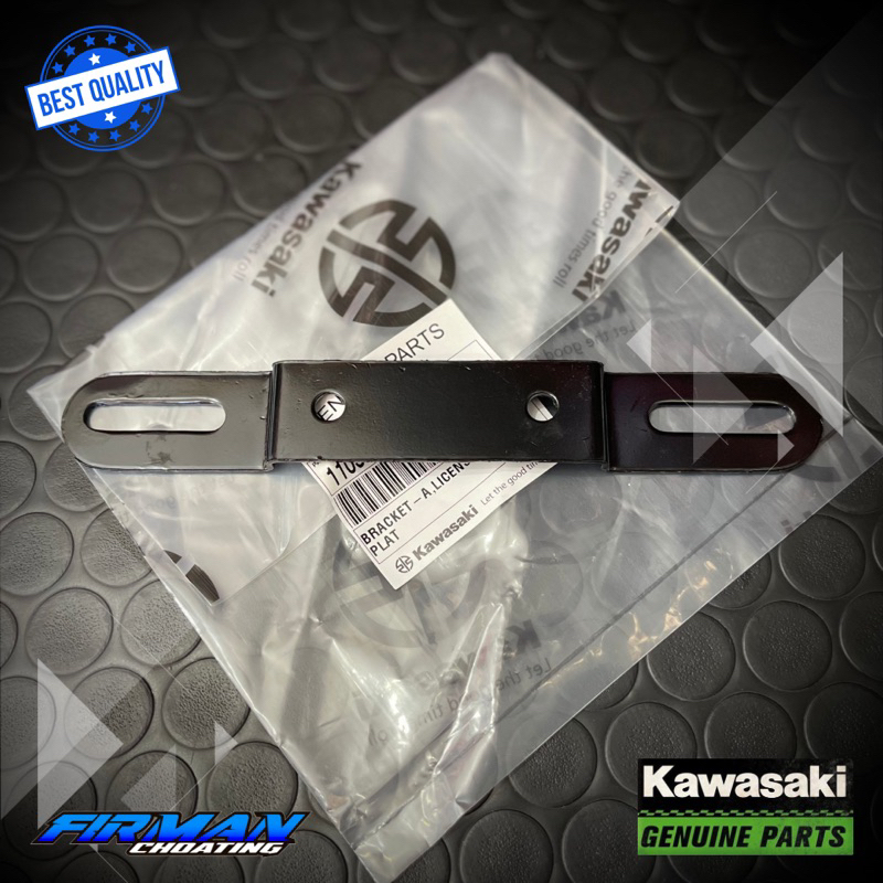 BREKET DUDUKAN PLAT NOMOR BELAKANG NINJA R SS ORIGINAL KAWASAKI 11036-1040