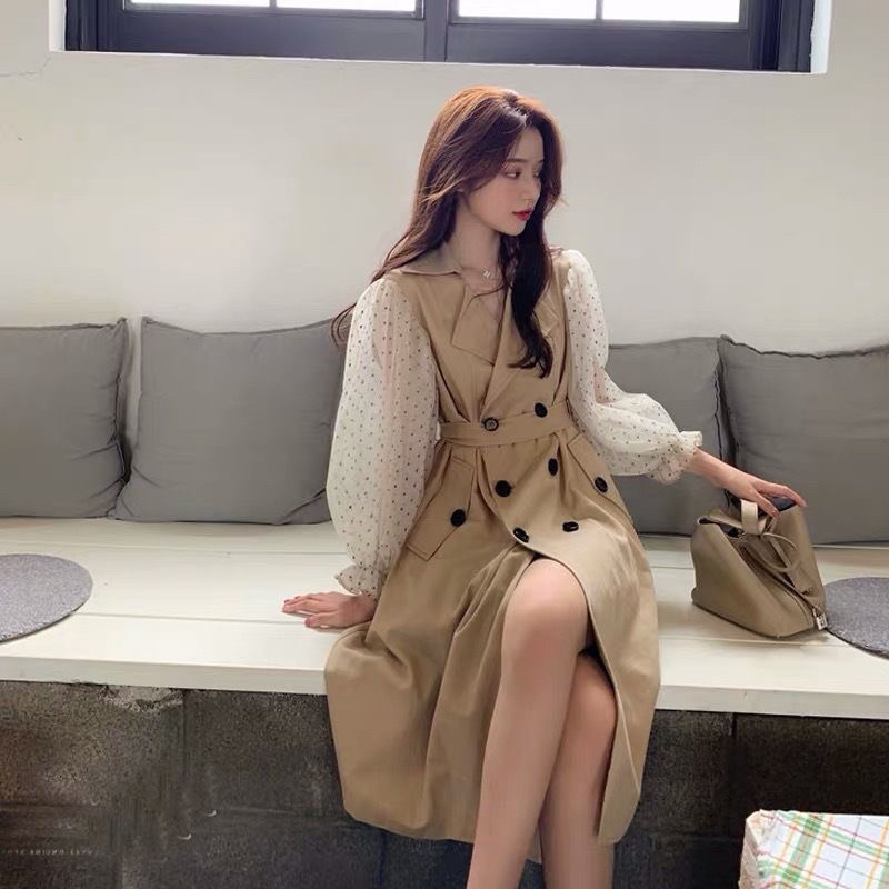 COAT DRESS KOREA AUTUMN M280