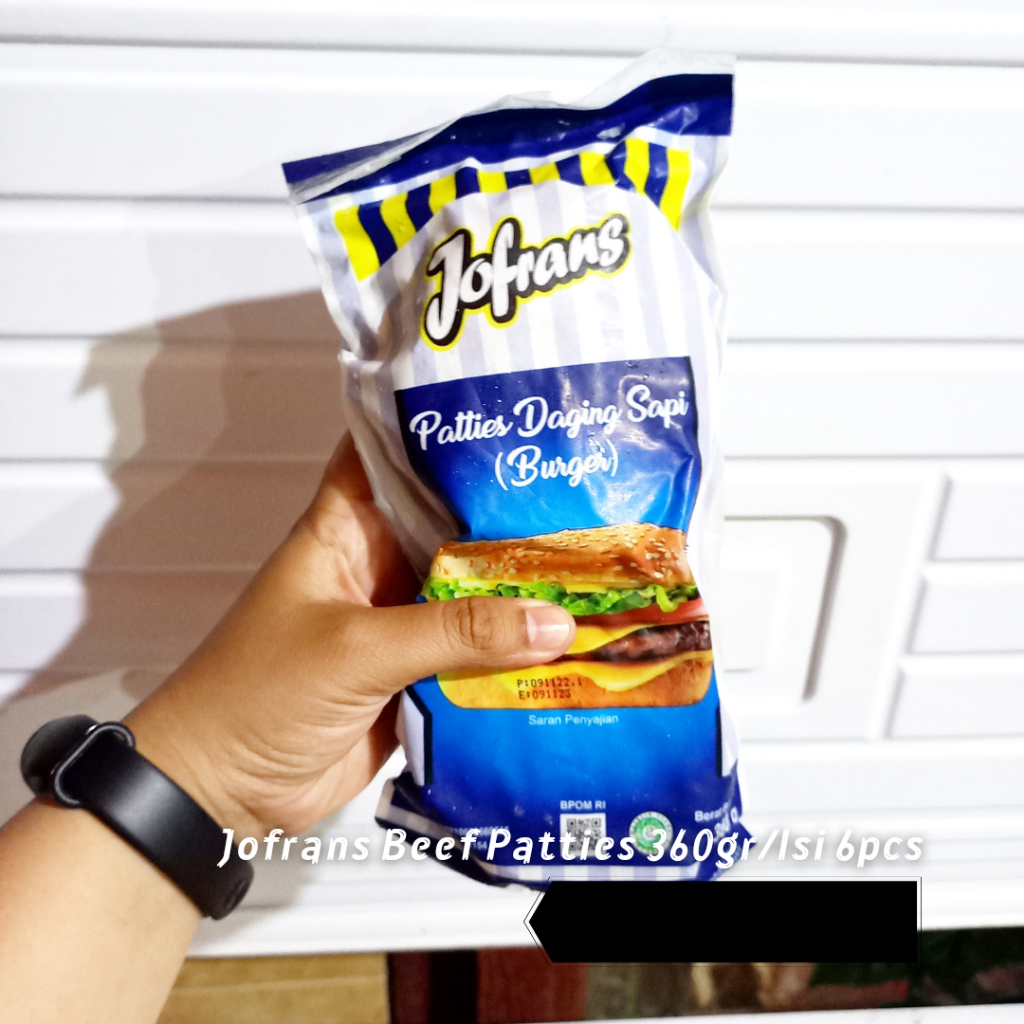 

ADDRIELLA Jofrans Beef Patties 360gr/Isi 6pcs | Jofrans/Frozenfood/Frozenfood Murah