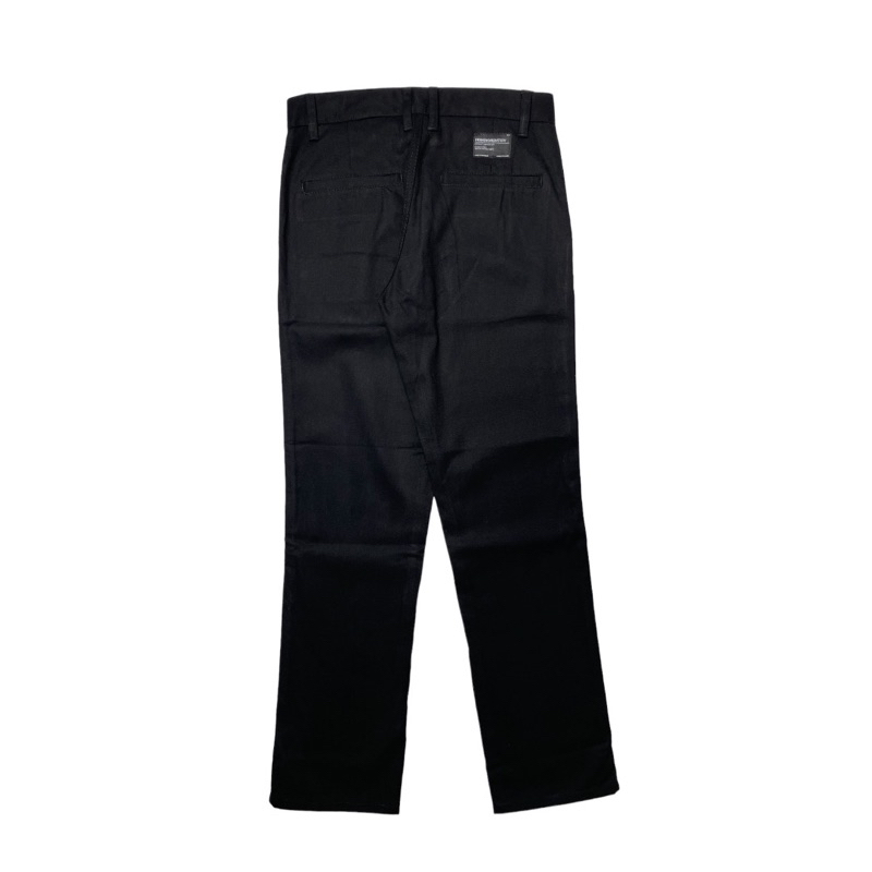 Transworld Celana Panjang Chino Selvedge Legular Fit Hitam Cream Army Khaki