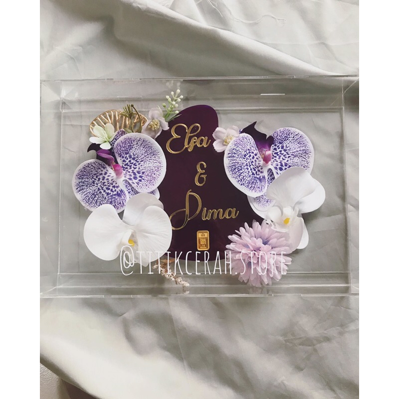 mahar akrilik seserahan pernikahan