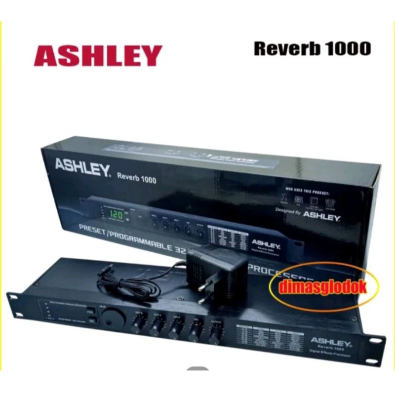 Effect Vocal Ashley Reverb1000 Efek Vokal Ashley Reverb 1000 Ashley Reverb-1000 Original
