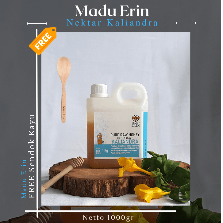 

Madu Murni Asli 1kg Nektar Kaliandra, Ter Uji Lab. Sesuai standar SNI | Madu Erin