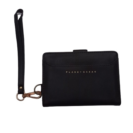 Planet Ocean Dompet Wanita DPG521950 Hitam (tanpa kartu)