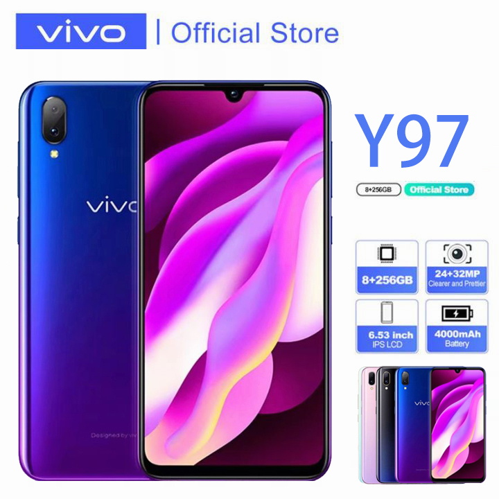 【Bisa cod】 VIVO Y97 RAM 4G 8+256GB 6.3 Inch HP Dual Sim Garansi Toko 1 Tahun Termurah