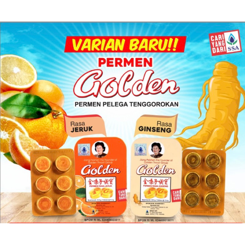 

Golden Throat Rasa Ginseng - Permen Rasa Ginseng
