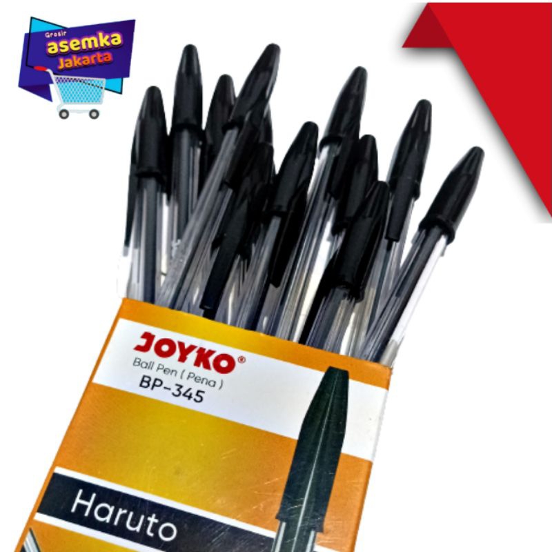 Bolpen Pulpen Joyko BP-345 Haruto 0.7mm isi 12pcs