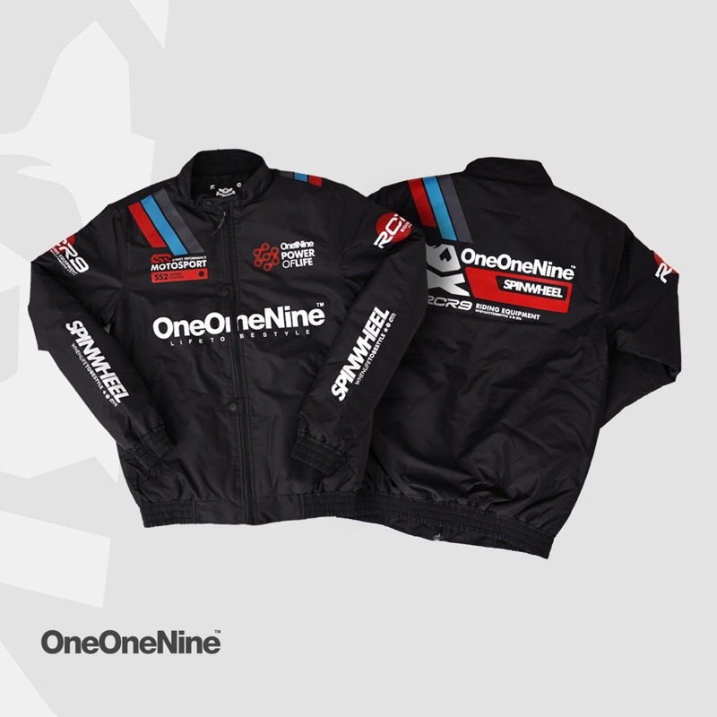 JACKET RACERNINE SPINWHEEL BLACK | KSR ONEONENINE