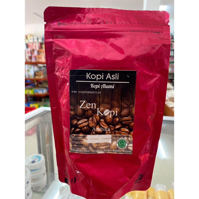 

Kopi Murni 100% Asli Bubuk Alami Khas Tombo Nikmat ARABIKA 100 Gram