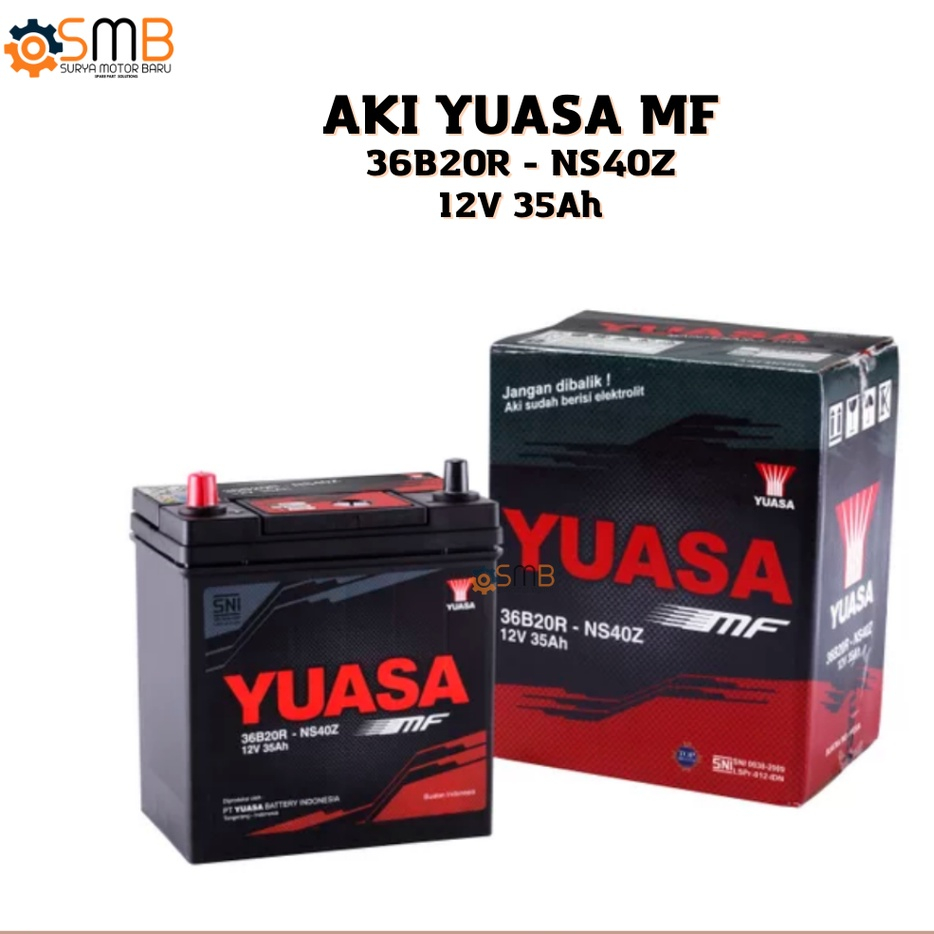 AKI KERING MOBIL YUASA MF NS 40Z NS40ZL 12V 35AH