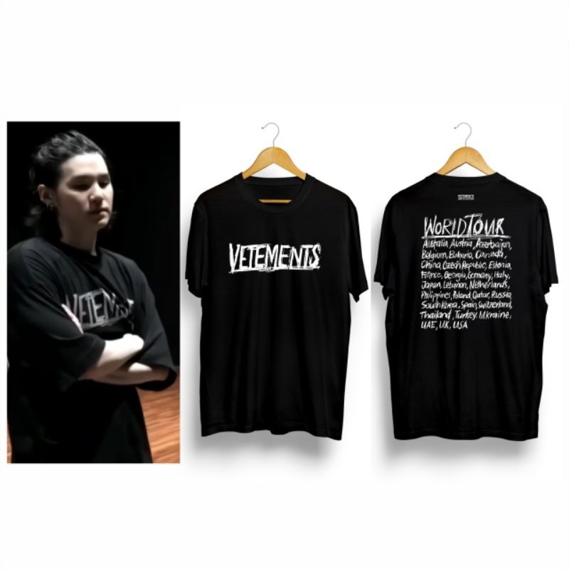 KAOS BTS SUGA VETE WORLD TOUR free gift