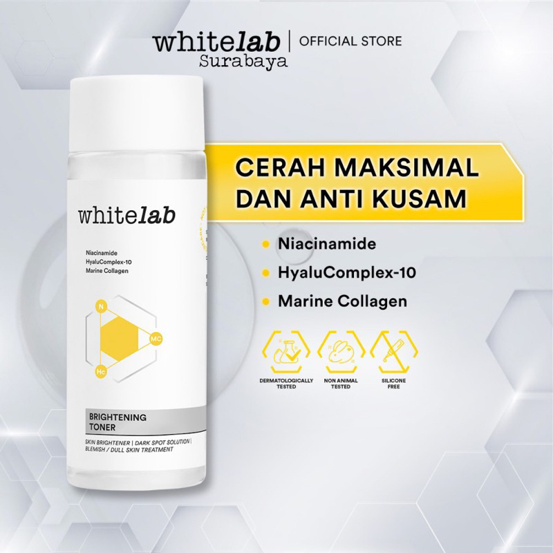 Whitelab Brightening Face Toner - Whitelab Surabaya