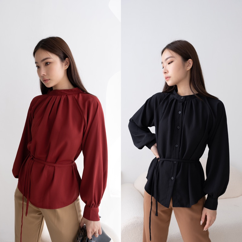 Beige Studio - Grove Top / Atasan Lengan Panjang Wanita