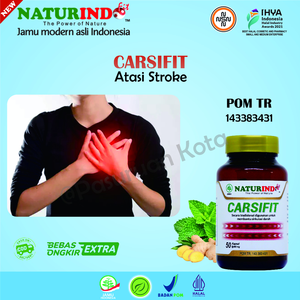 Obat tradisional stroke terapi stroke herbal obat stroke ringan Carsifit Naturindo Pasuruan