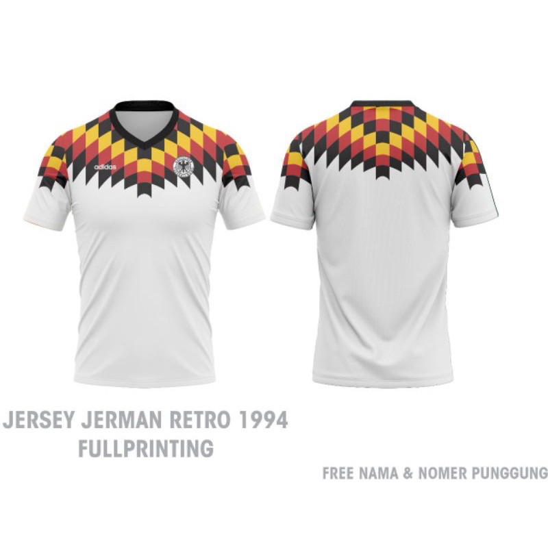 JERSEY JERMAN RETRO 1994 FULL PRINTING