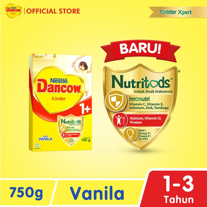 Dancow 1+ Vanila / Madu / Coklat 750gr / Toko Makmur Online