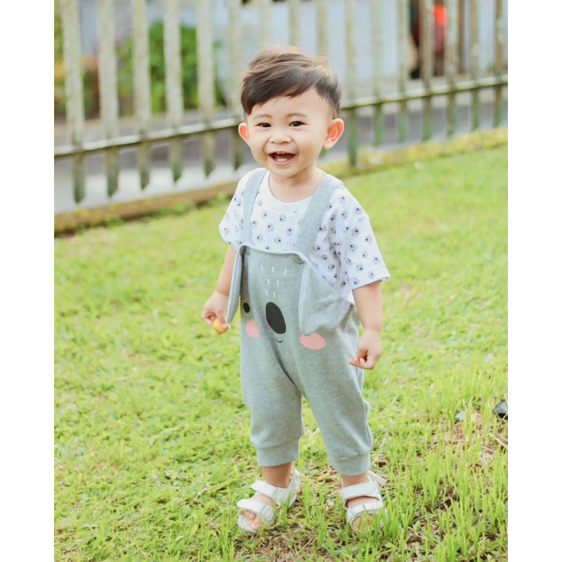 Overall baby perempuan fashion 1-2 tahun ANIMAL overall unisex baju kodok anak balita 1 2 tahun