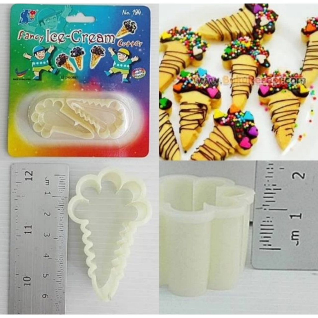 Cetakan kue kering / Cetakan biskuit / acuan 184 /cetakan roti es krim / Cetakan cone ice cream
