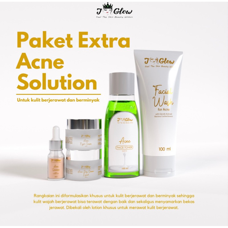 JGLOW PAKET EXTRA ACNE SULFUR/JGLOW PAKET EXTRA ACNE SOLUTION