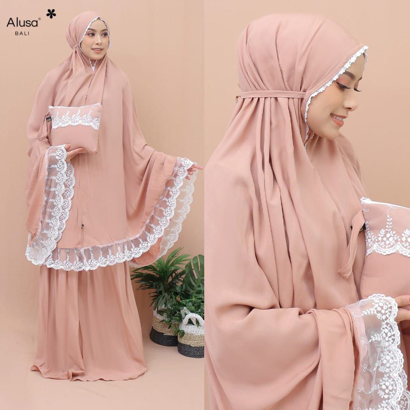 MUKENA BALI RANIA ALUSA ORIGINAL