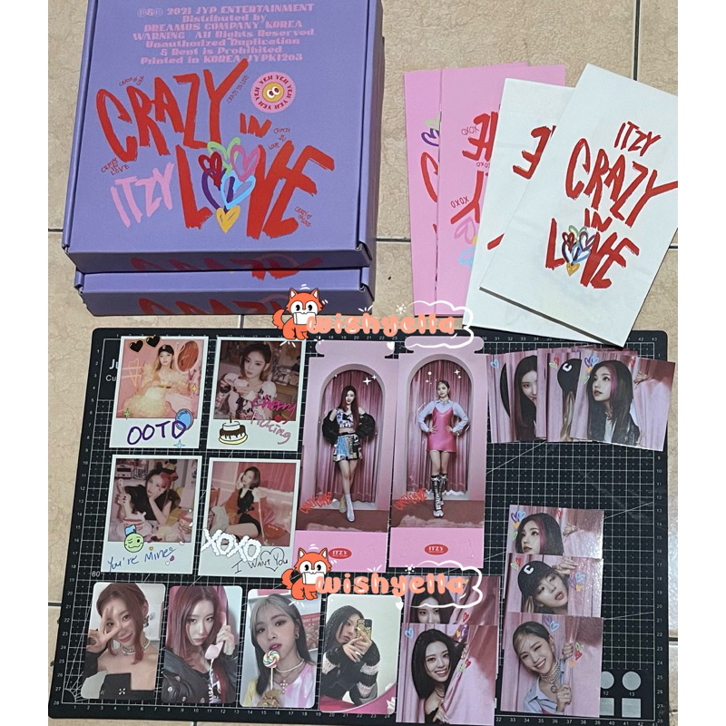 ITZY CRAZY IN LOVE PHOTOCARD