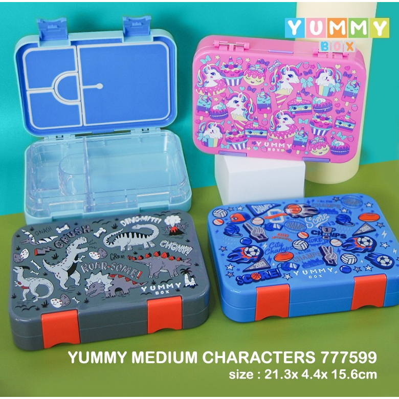 Yummy Box Medium Bento Characters 710ML 777599