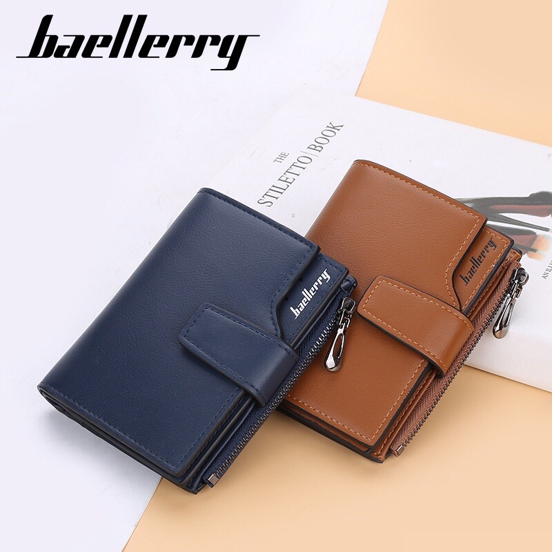 [ ORIGINAL ] BAELLERRY N5013 Dompet Wanita Kecil Bahan Kulit PU Leather Premium