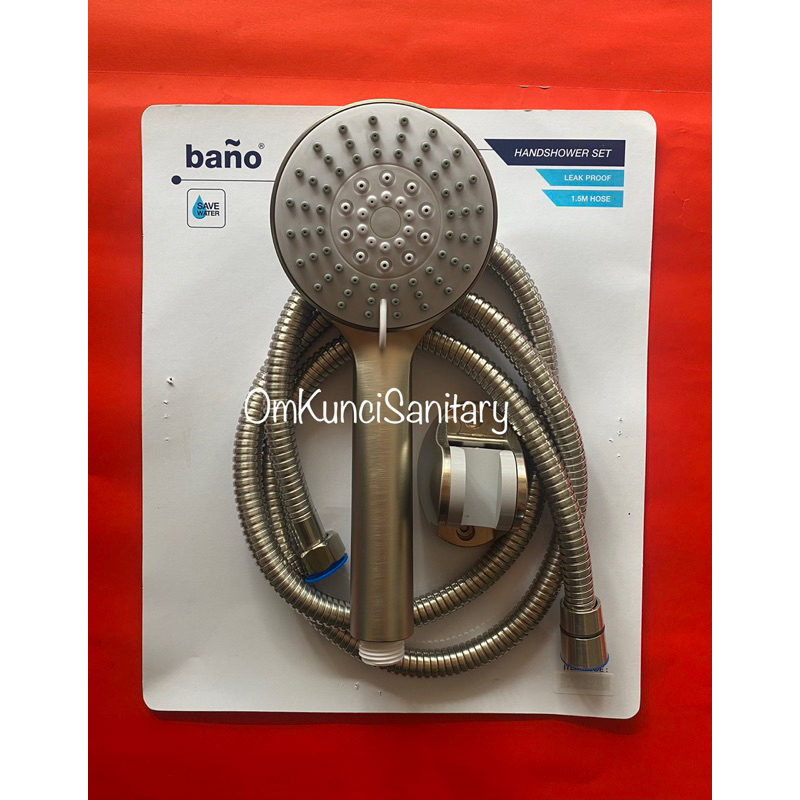 Hand Shower BANO Shower Mandi BANO Sower Mandi Bulat Shower Stainless BANO BHS 1011