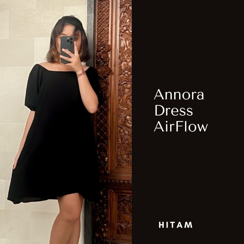 Dress Annora Polos Airflow Gaun Wanita Dewasa