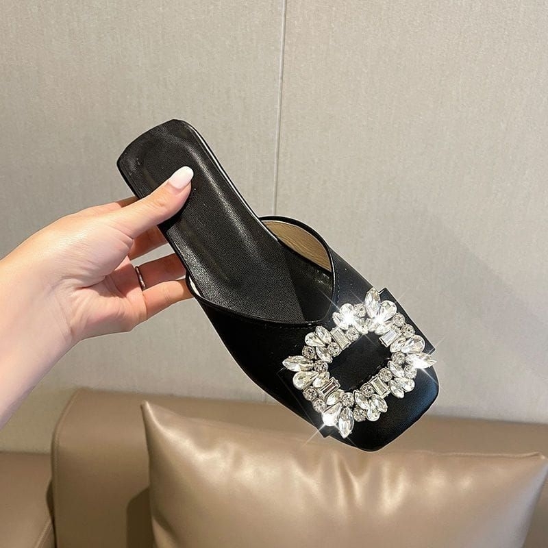 MYSTYLE Nora Korea Design Sandal Flat Fashion Wanita Import