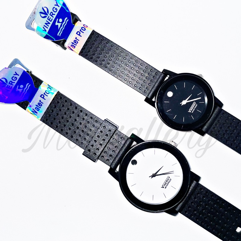 Jam Tangan Vinergy Couple Waterproof (free gift)