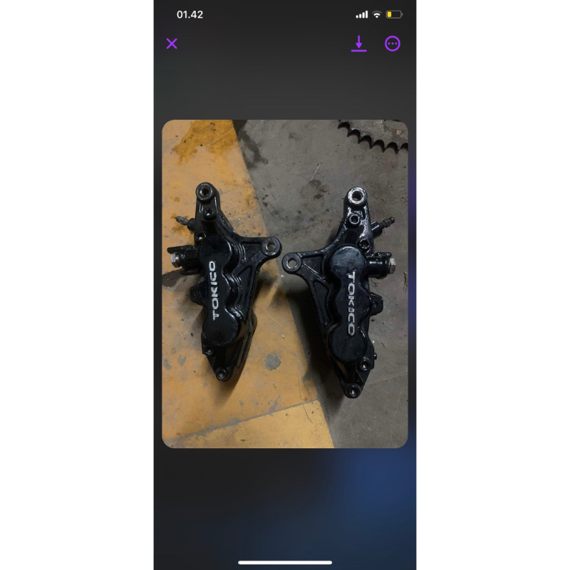 Caliper Kaliper Tokico 12piston ex Hayabusa Gsx1300