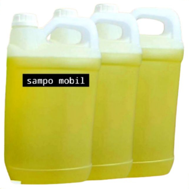 SAMPO MOBIL Car Shampoo Wash&amp;Wax Shampo. Ph Balanced, Foamy 5liter
